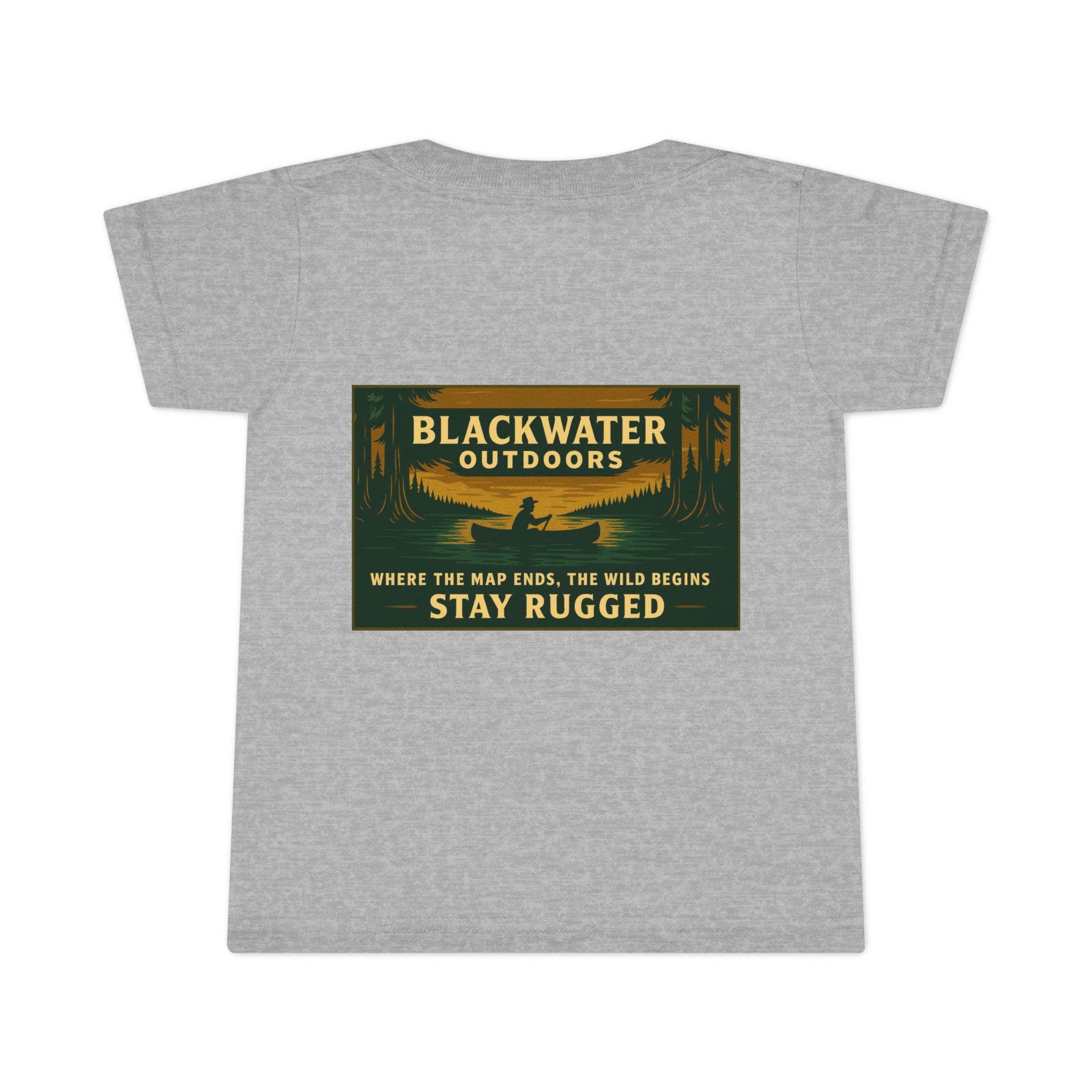 Rustic Outdoor Adventure Toddler T-Shirt, Wilderness Shirt, Camping Tee, Nature Lover Gift, Kids Outdoor Apparel