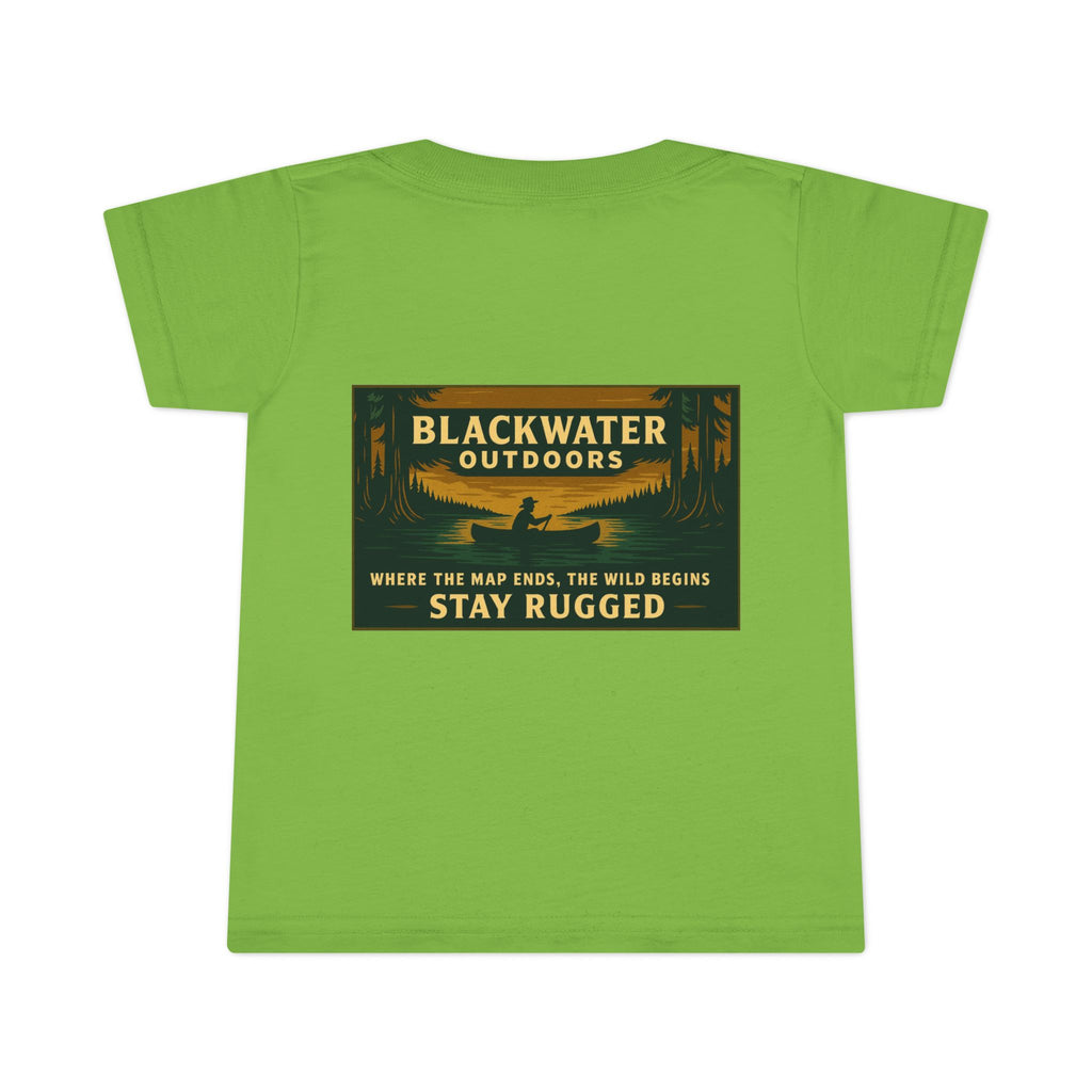 Rustic Outdoor Adventure Toddler T-Shirt, Wilderness Shirt, Camping Tee, Nature Lover Gift, Kids Outdoor Apparel