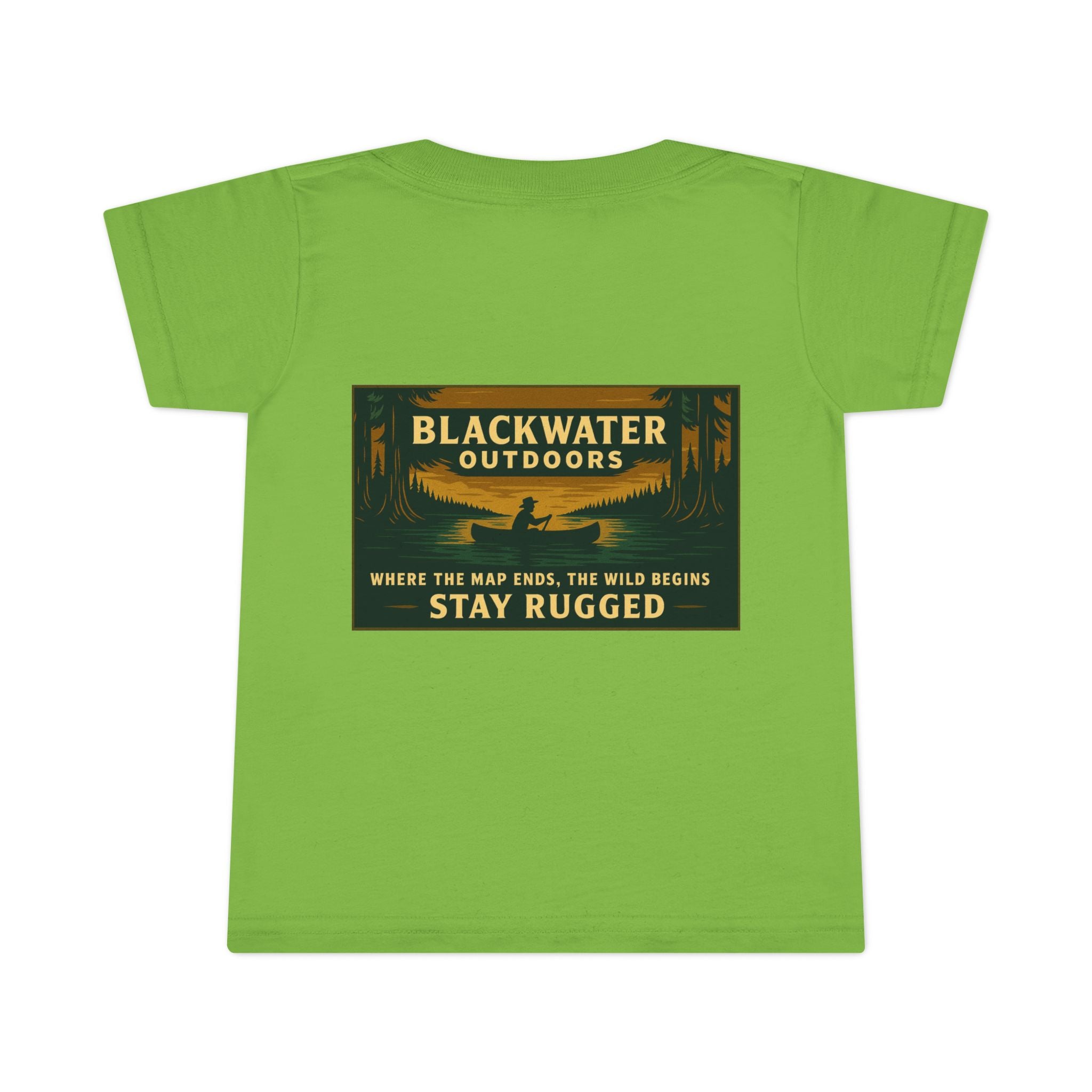 Rustic Outdoor Adventure Toddler T-Shirt, Wilderness Shirt, Camping Tee, Nature Lover Gift, Kids Outdoor Apparel