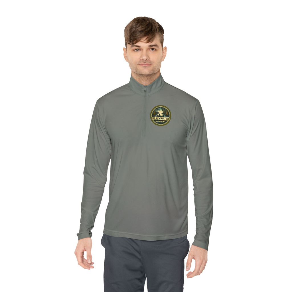 Outdoor Adventure Quarter-Zip Pullover, Cozy Layer for Camping, Hiking Apparel, Gift for Nature Lovers, Outdoor Lifestyle Clothing