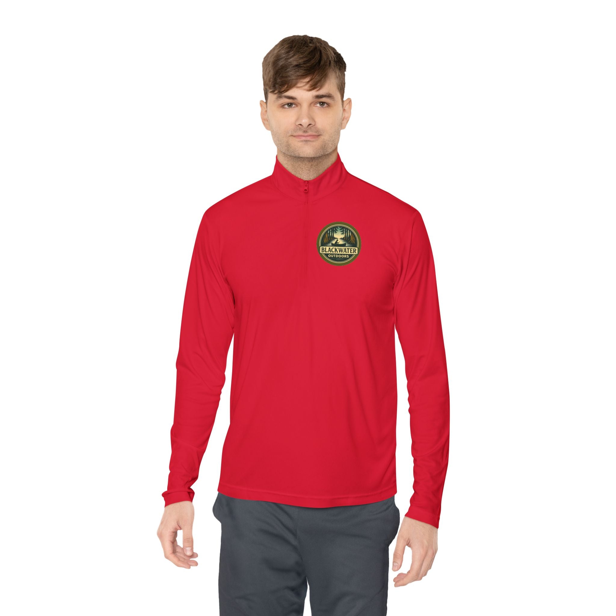 Outdoor Adventure Quarter-Zip Pullover, Cozy Layer for Camping, Hiking Apparel, Gift for Nature Lovers, Outdoor Lifestyle Clothing