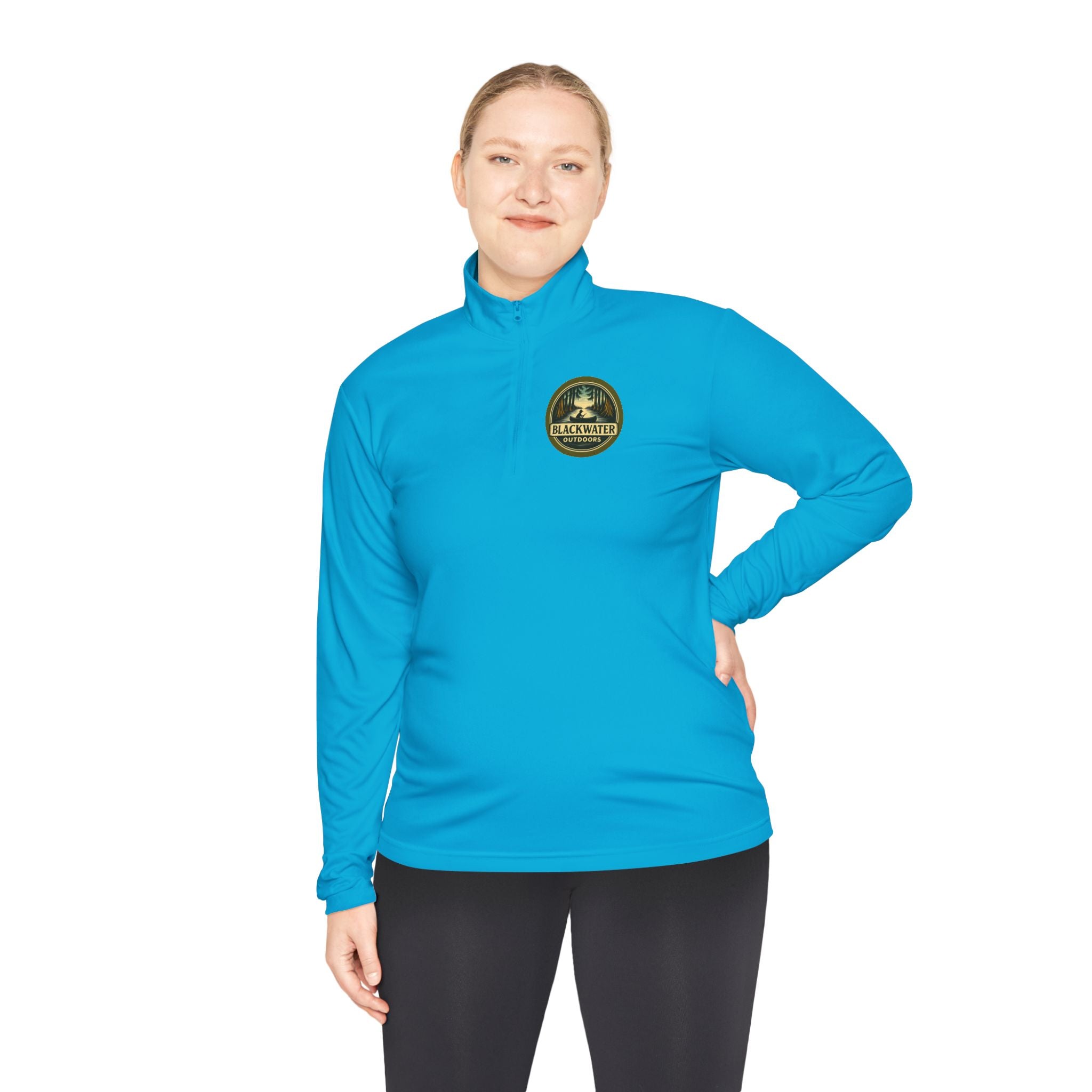 Outdoor Adventure Quarter-Zip Pullover, Cozy Layer for Camping, Hiking Apparel, Gift for Nature Lovers, Outdoor Lifestyle Clothing