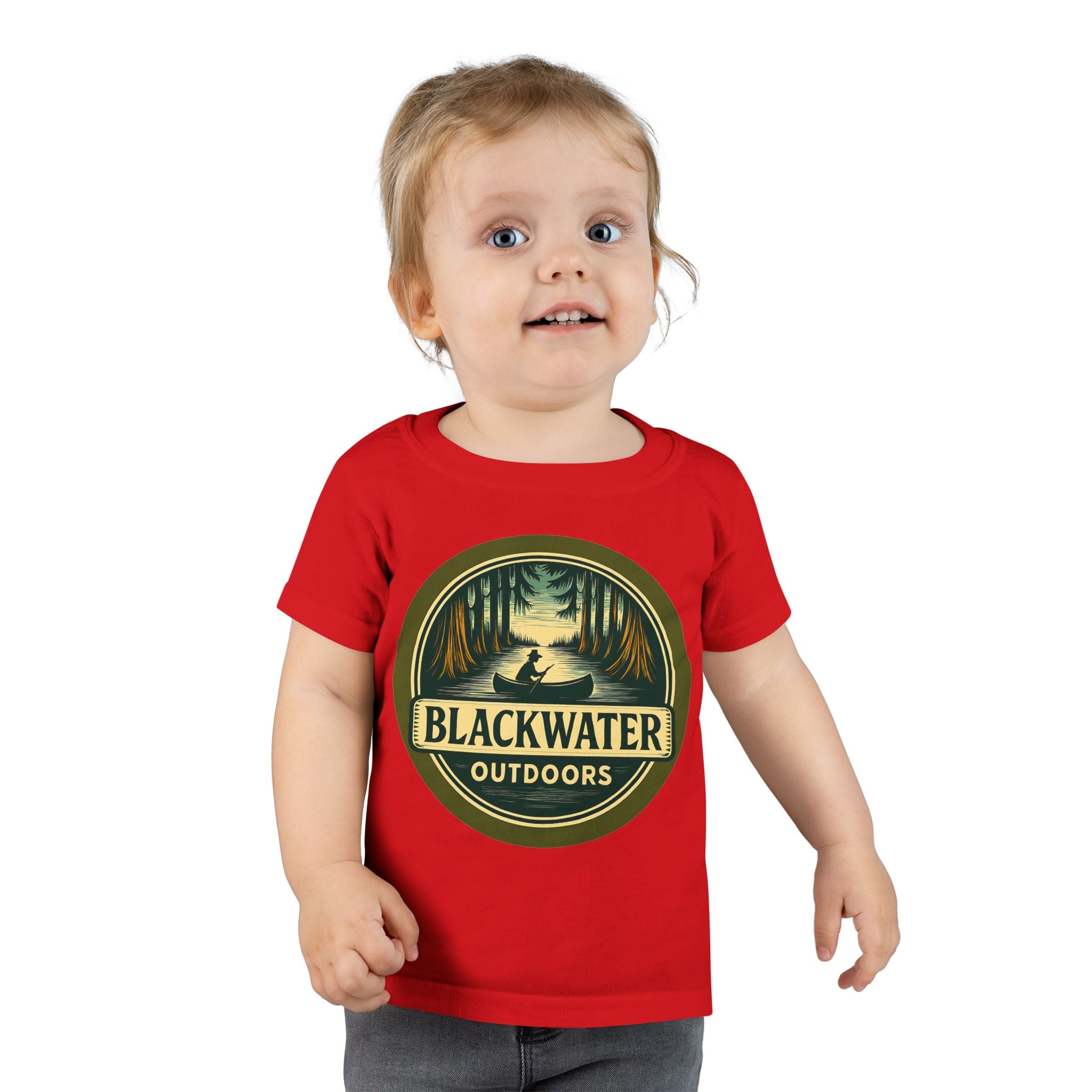 Rustic Outdoor Adventure Toddler T-Shirt, Wilderness Shirt, Camping Tee, Nature Lover Gift, Kids Outdoor Apparel