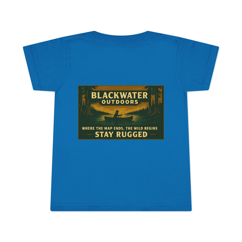 Rustic Outdoor Adventure Toddler T-Shirt, Wilderness Shirt, Camping Tee, Nature Lover Gift, Kids Outdoor Apparel