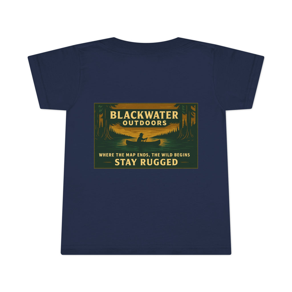 Rustic Outdoor Adventure Toddler T-Shirt, Wilderness Shirt, Camping Tee, Nature Lover Gift, Kids Outdoor Apparel
