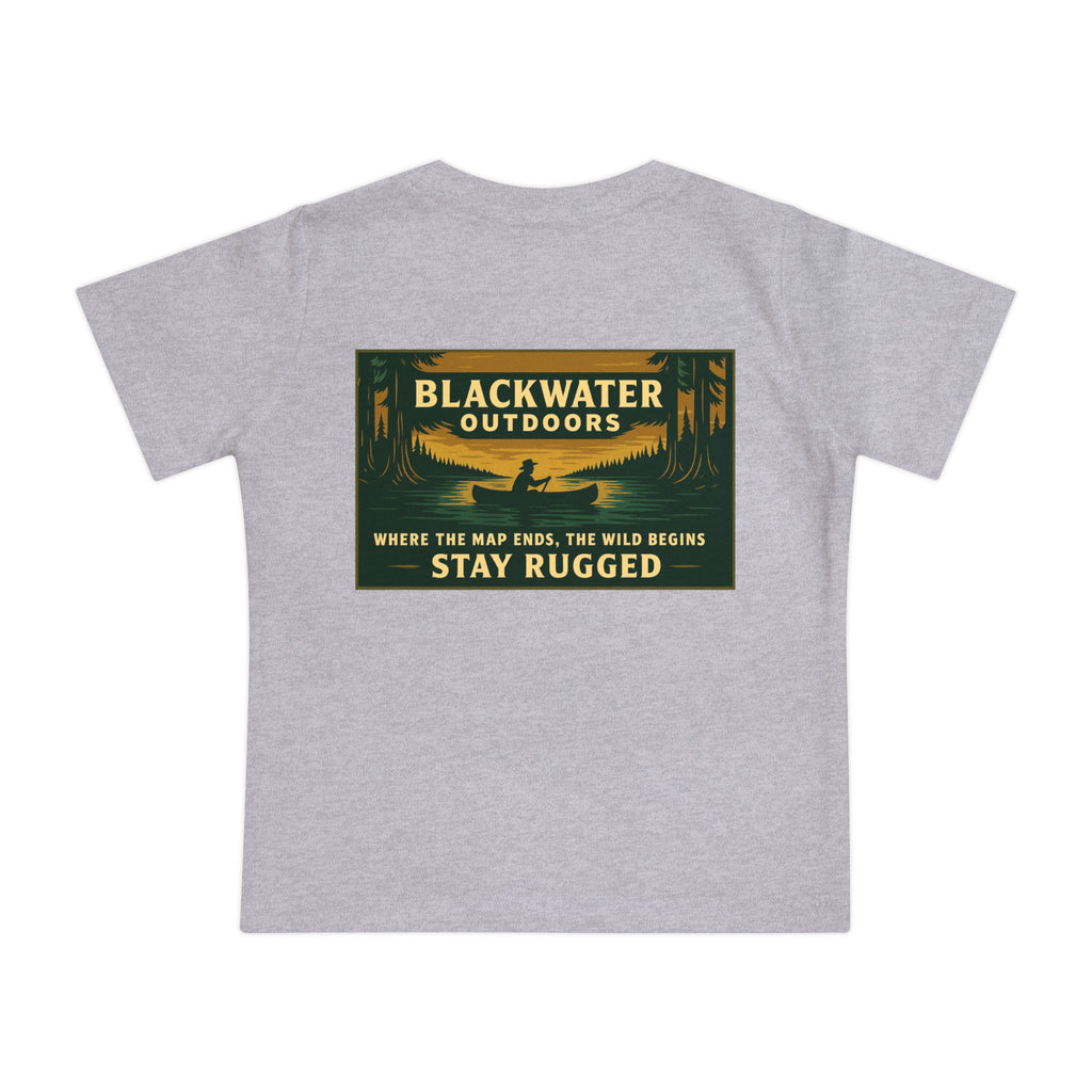Rustic Adventure Baby T-Shirt, Nature Kids Tee, Stay Rugged Baby Shirt, Outdoor Theme Gift, Camping Toddler Clothing