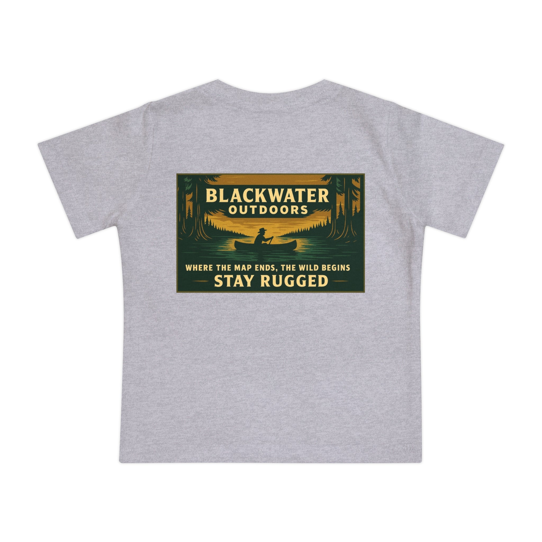 Rustic Adventure Baby T-Shirt, Nature Kids Tee, Stay Rugged Baby Shirt, Outdoor Theme Gift, Camping Toddler Clothing
