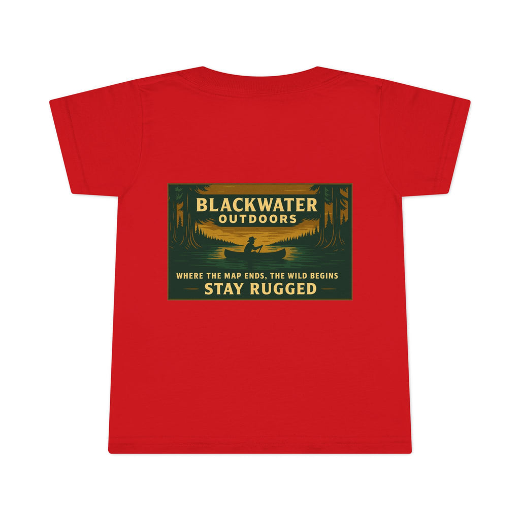 Rustic Outdoor Adventure Toddler T-Shirt, Wilderness Shirt, Camping Tee, Nature Lover Gift, Kids Outdoor Apparel