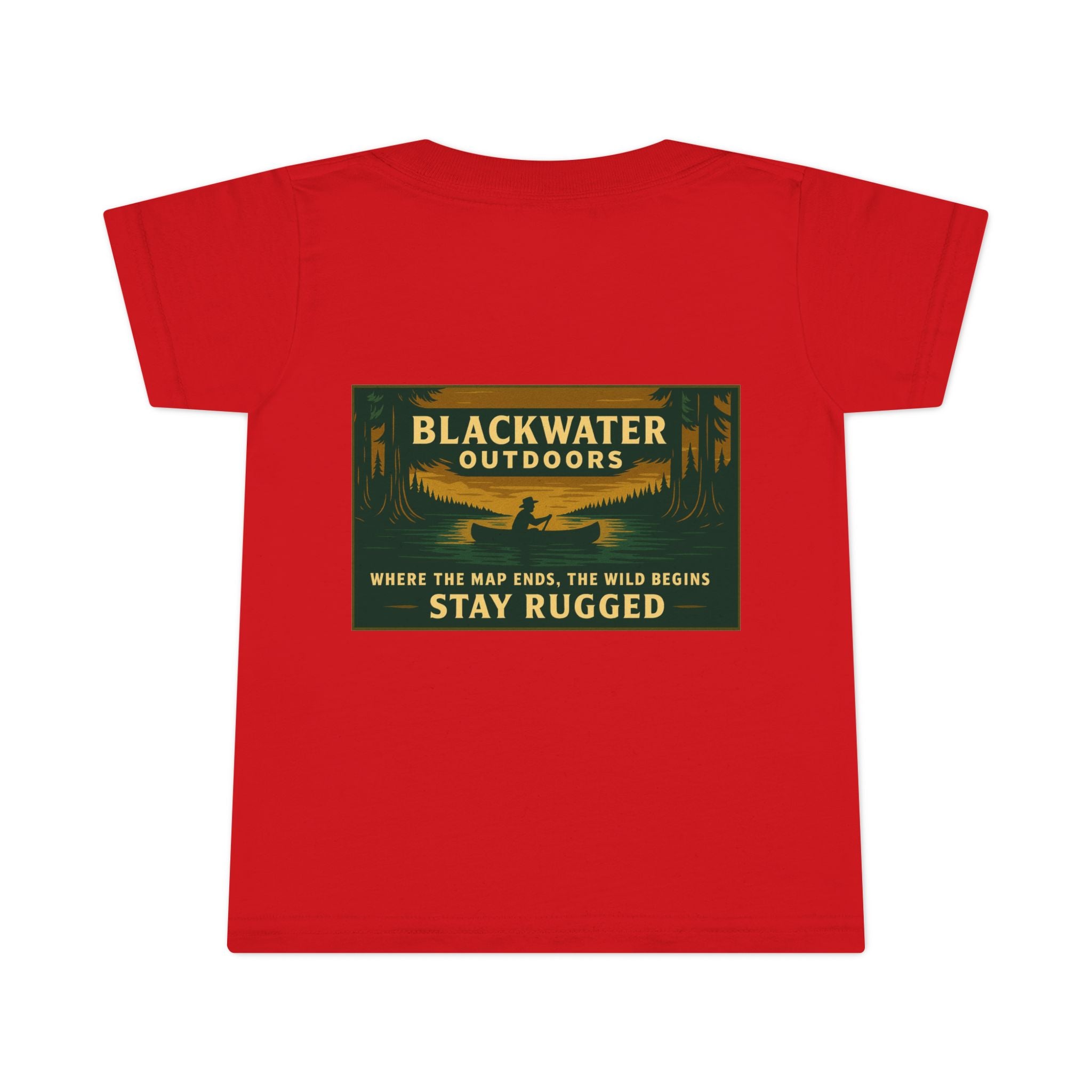 Rustic Outdoor Adventure Toddler T-Shirt, Wilderness Shirt, Camping Tee, Nature Lover Gift, Kids Outdoor Apparel