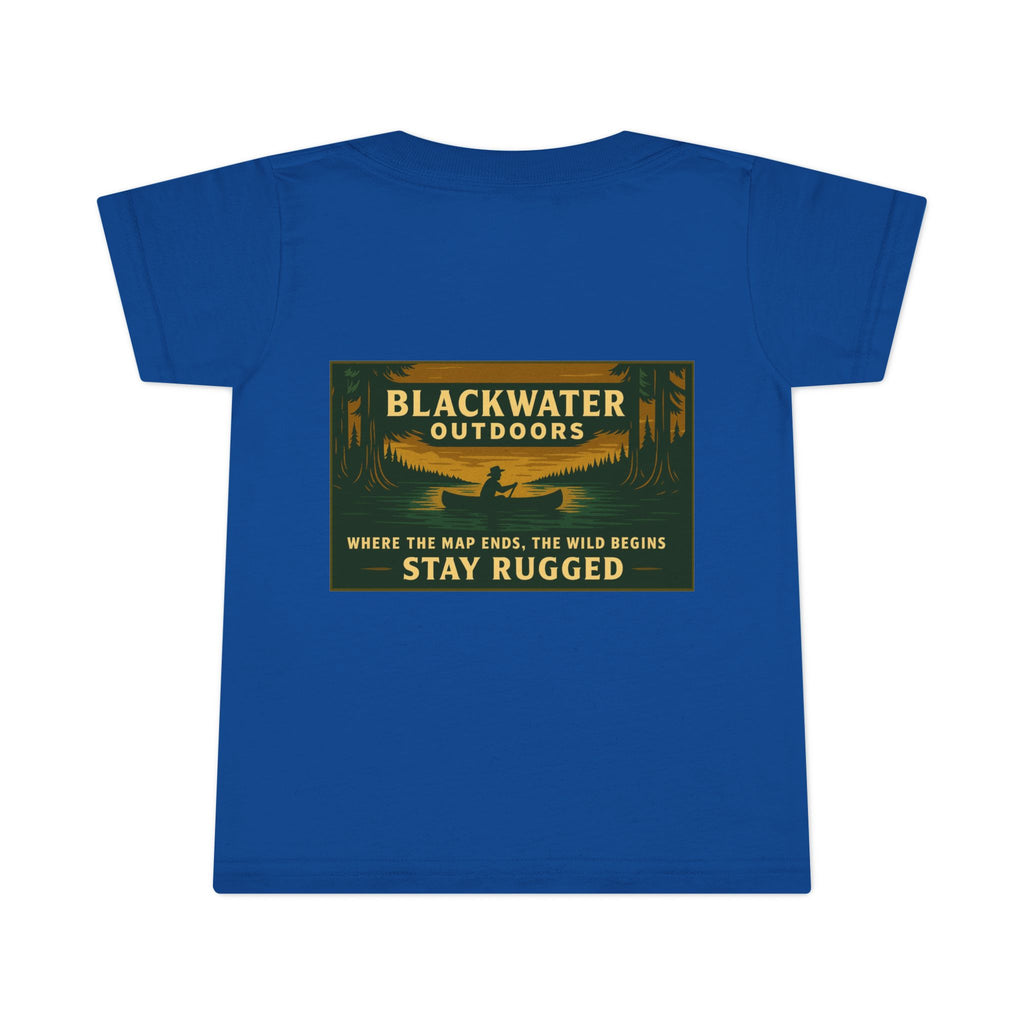 Rustic Outdoor Adventure Toddler T-Shirt, Wilderness Shirt, Camping Tee, Nature Lover Gift, Kids Outdoor Apparel