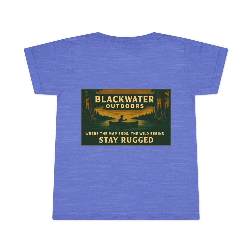 Rustic Outdoor Adventure Toddler T-Shirt, Wilderness Shirt, Camping Tee, Nature Lover Gift, Kids Outdoor Apparel