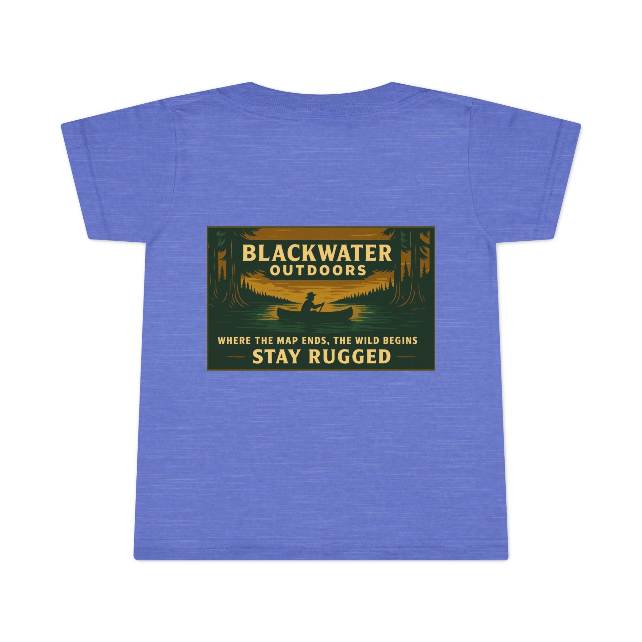 Rustic Outdoor Adventure Toddler T-Shirt, Wilderness Shirt, Camping Tee, Nature Lover Gift, Kids Outdoor Apparel