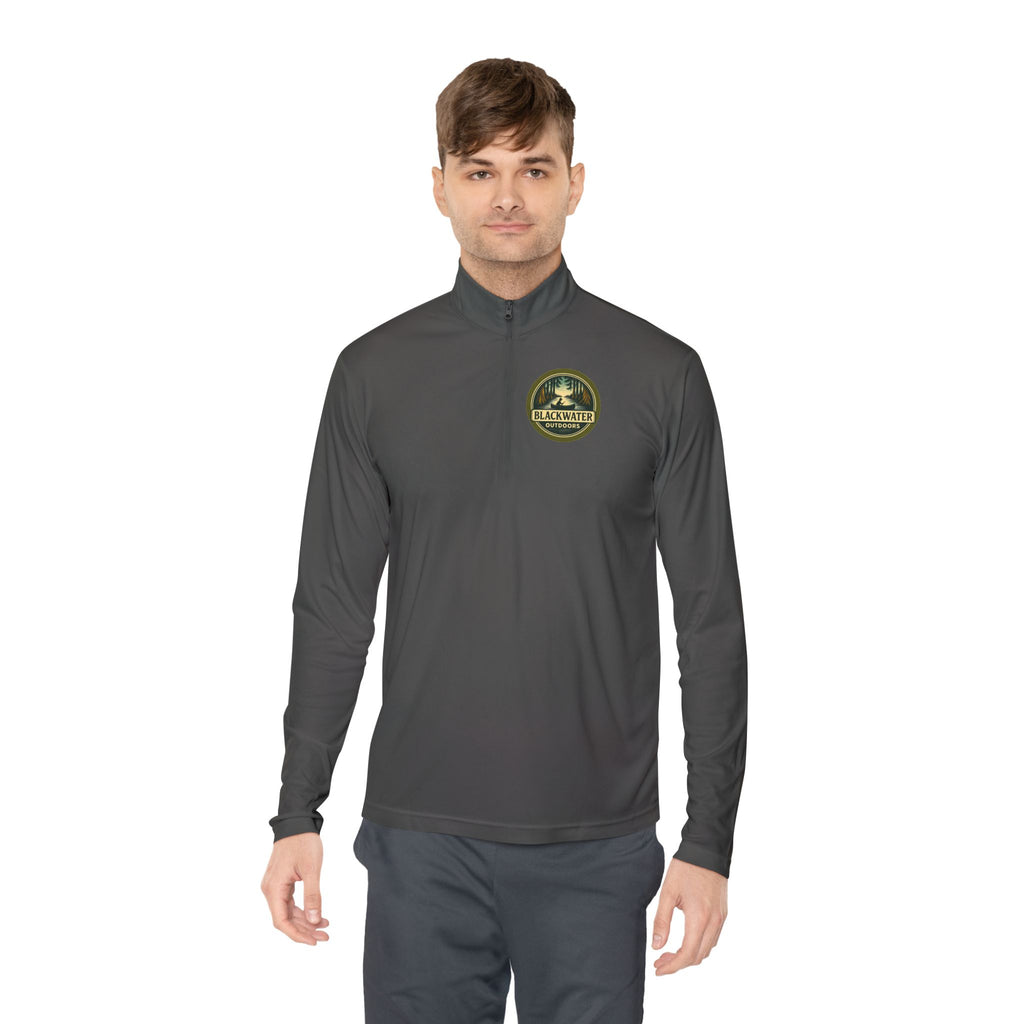Outdoor Adventure Quarter-Zip Pullover, Cozy Layer for Camping, Hiking Apparel, Gift for Nature Lovers, Outdoor Lifestyle Clothing