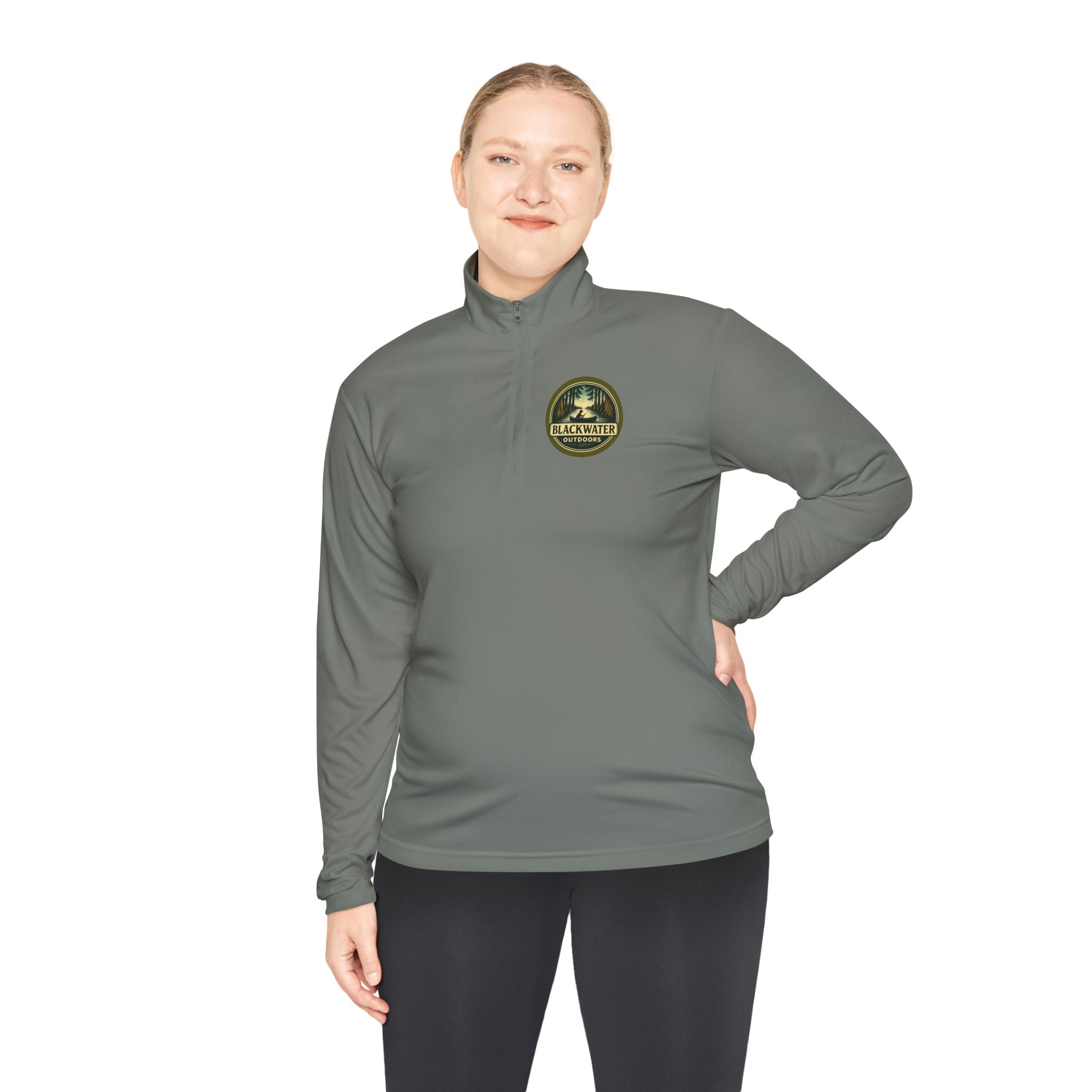 Outdoor Adventure Quarter-Zip Pullover, Cozy Layer for Camping, Hiking Apparel, Gift for Nature Lovers, Outdoor Lifestyle Clothing