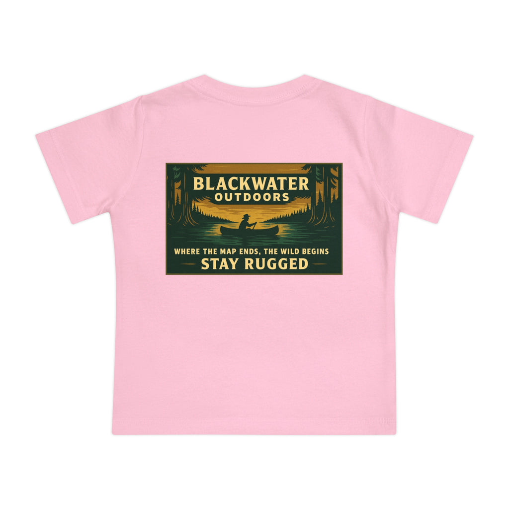Rustic Adventure Baby T-Shirt, Nature Kids Tee, Stay Rugged Baby Shirt, Outdoor Theme Gift, Camping Toddler Clothing
