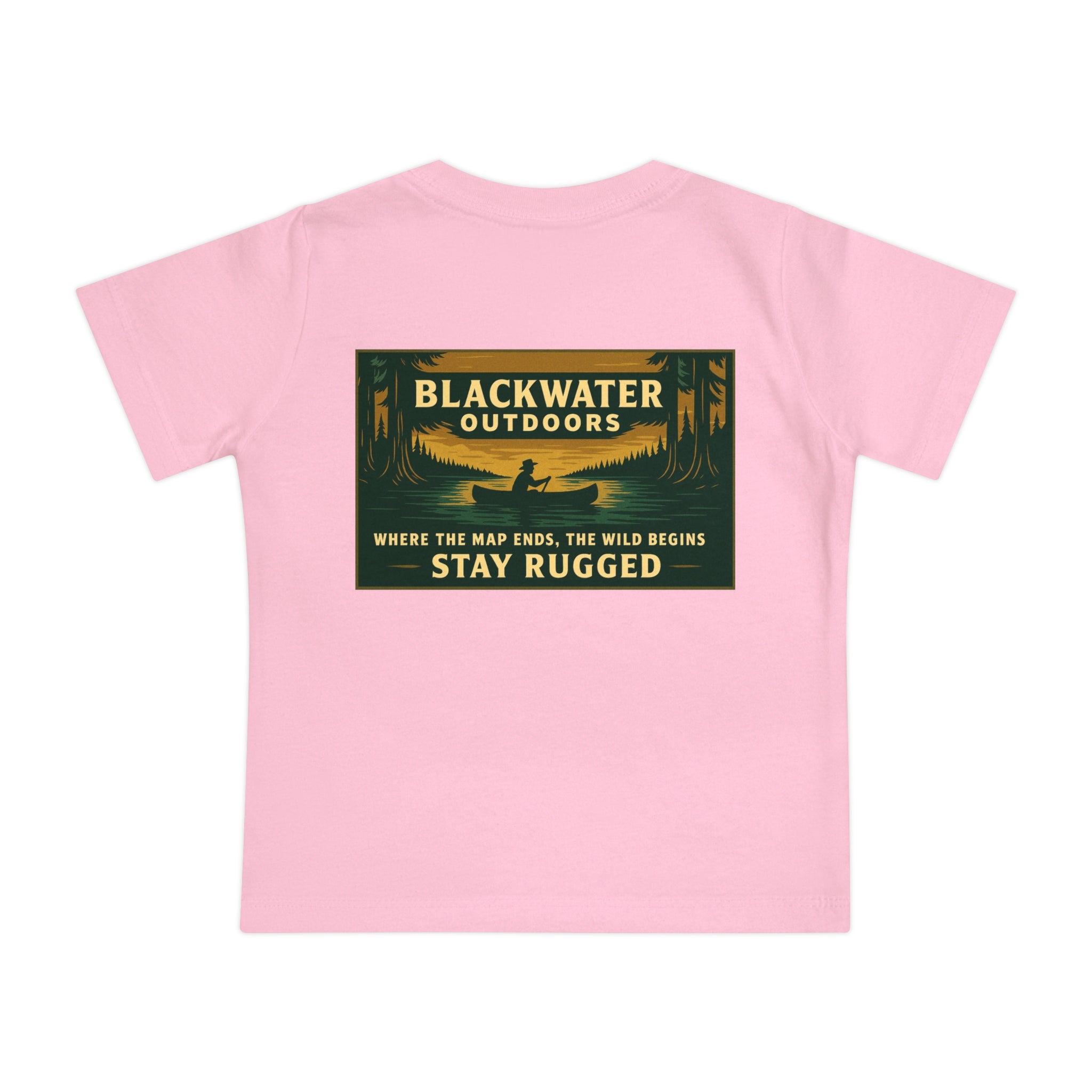Rustic Adventure Baby T-Shirt, Nature Kids Tee, Stay Rugged Baby Shirt, Outdoor Theme Gift, Camping Toddler Clothing