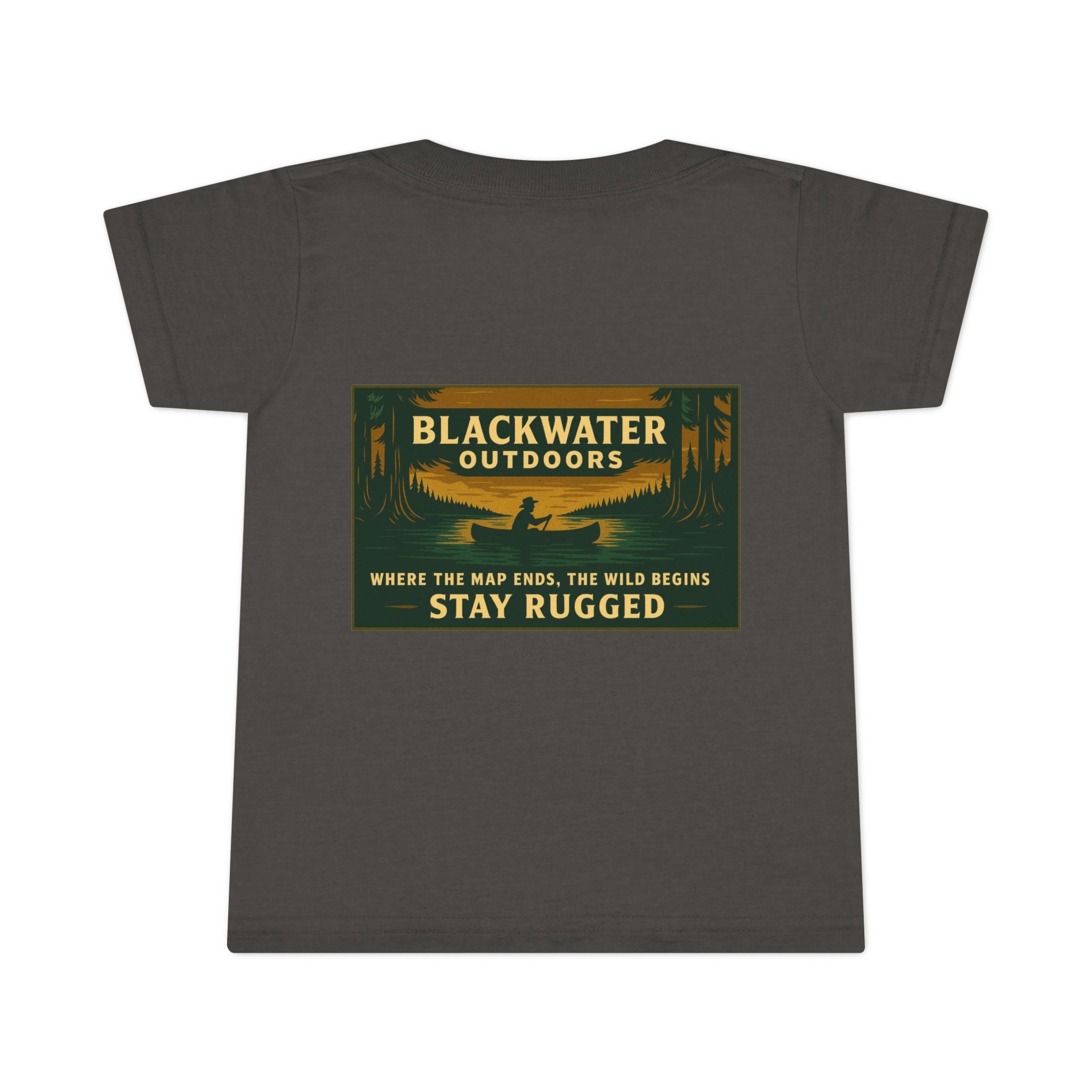 Rustic Outdoor Adventure Toddler T-Shirt, Wilderness Shirt, Camping Tee, Nature Lover Gift, Kids Outdoor Apparel