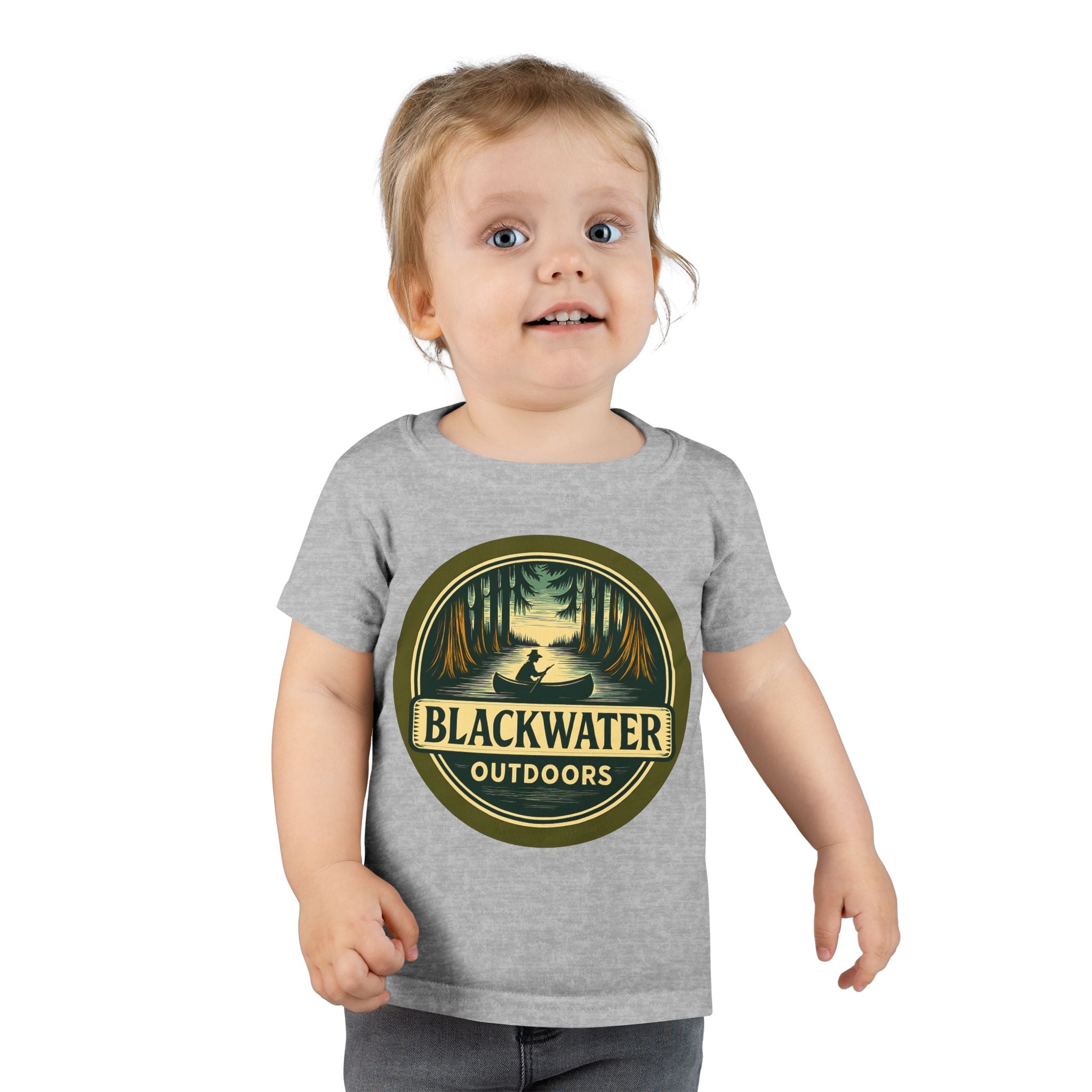 Rustic Outdoor Adventure Toddler T-Shirt, Wilderness Shirt, Camping Tee, Nature Lover Gift, Kids Outdoor Apparel
