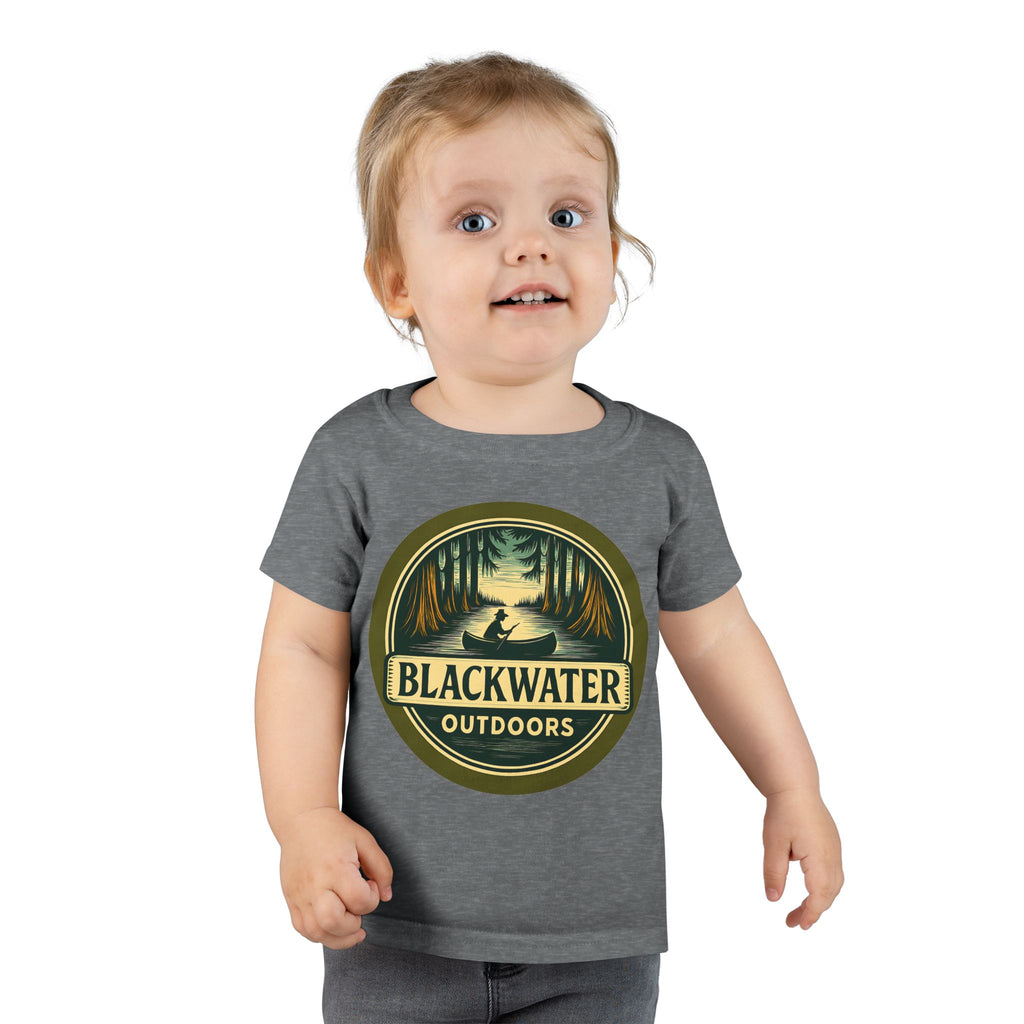 Rustic Outdoor Adventure Toddler T-Shirt, Wilderness Shirt, Camping Tee, Nature Lover Gift, Kids Outdoor Apparel