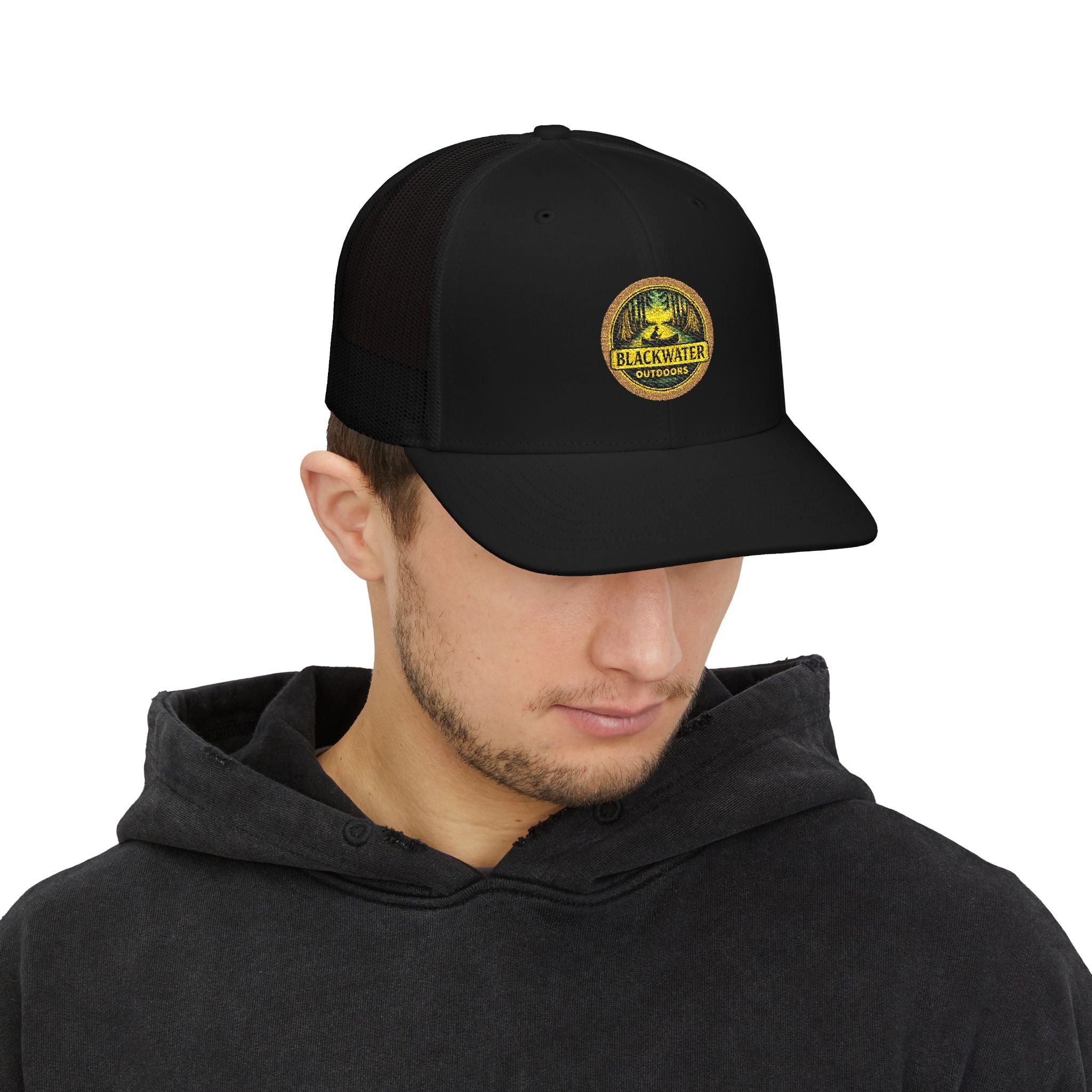 Embroidered Snapback Trucker Cap - Vintage Outdoor Style, Perfect Gift for Adventurers, Beanie, Baseball Cap, Casual Wear