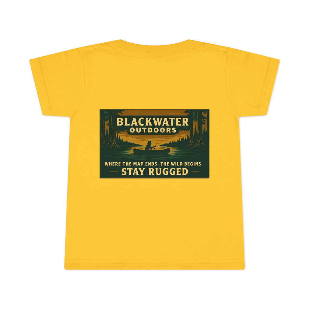 Rustic Outdoor Adventure Toddler T-Shirt, Wilderness Shirt, Camping Tee, Nature Lover Gift, Kids Outdoor Apparel
