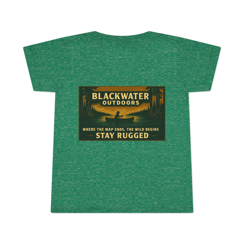 Rustic Outdoor Adventure Toddler T-Shirt, Wilderness Shirt, Camping Tee, Nature Lover Gift, Kids Outdoor Apparel
