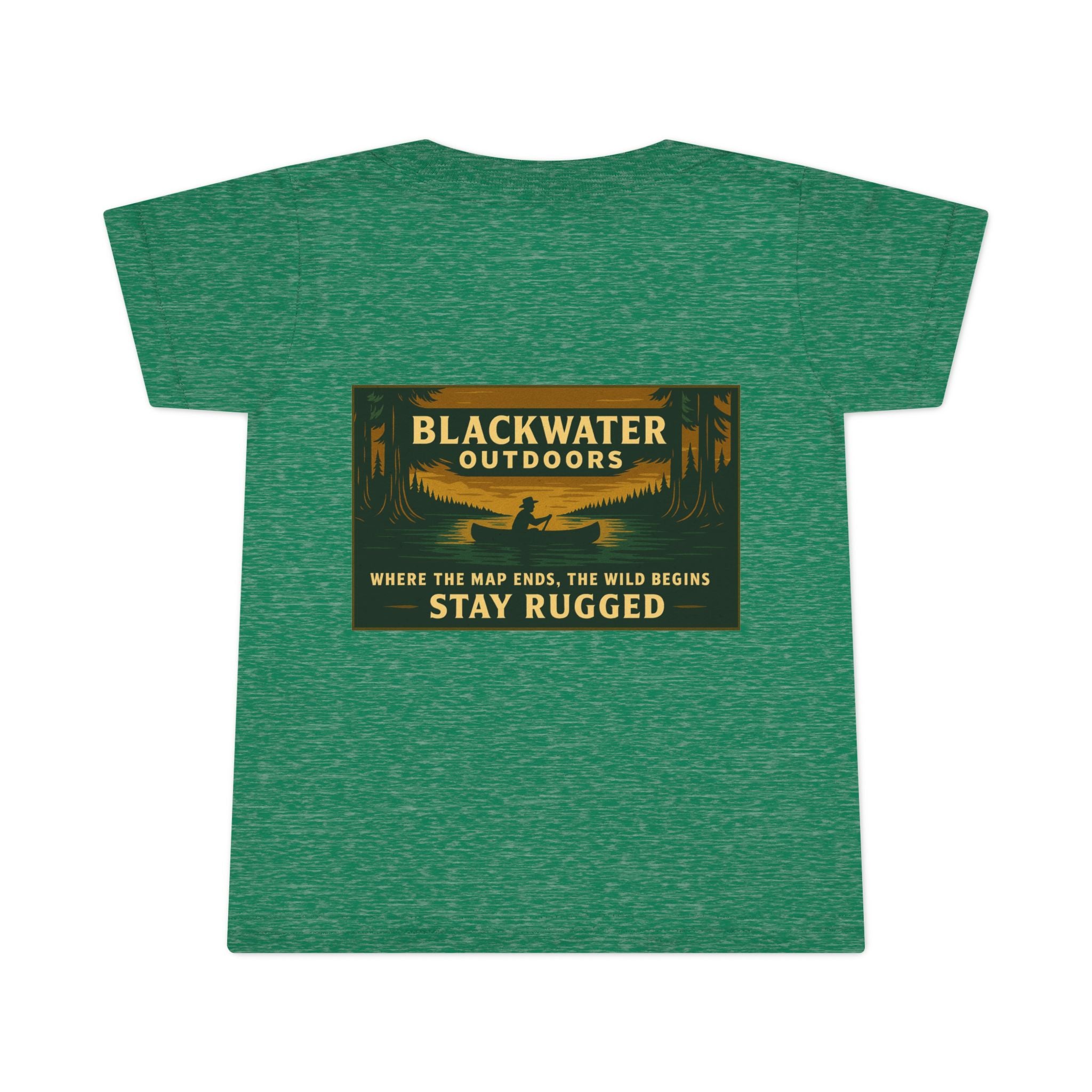 Rustic Outdoor Adventure Toddler T-Shirt, Wilderness Shirt, Camping Tee, Nature Lover Gift, Kids Outdoor Apparel