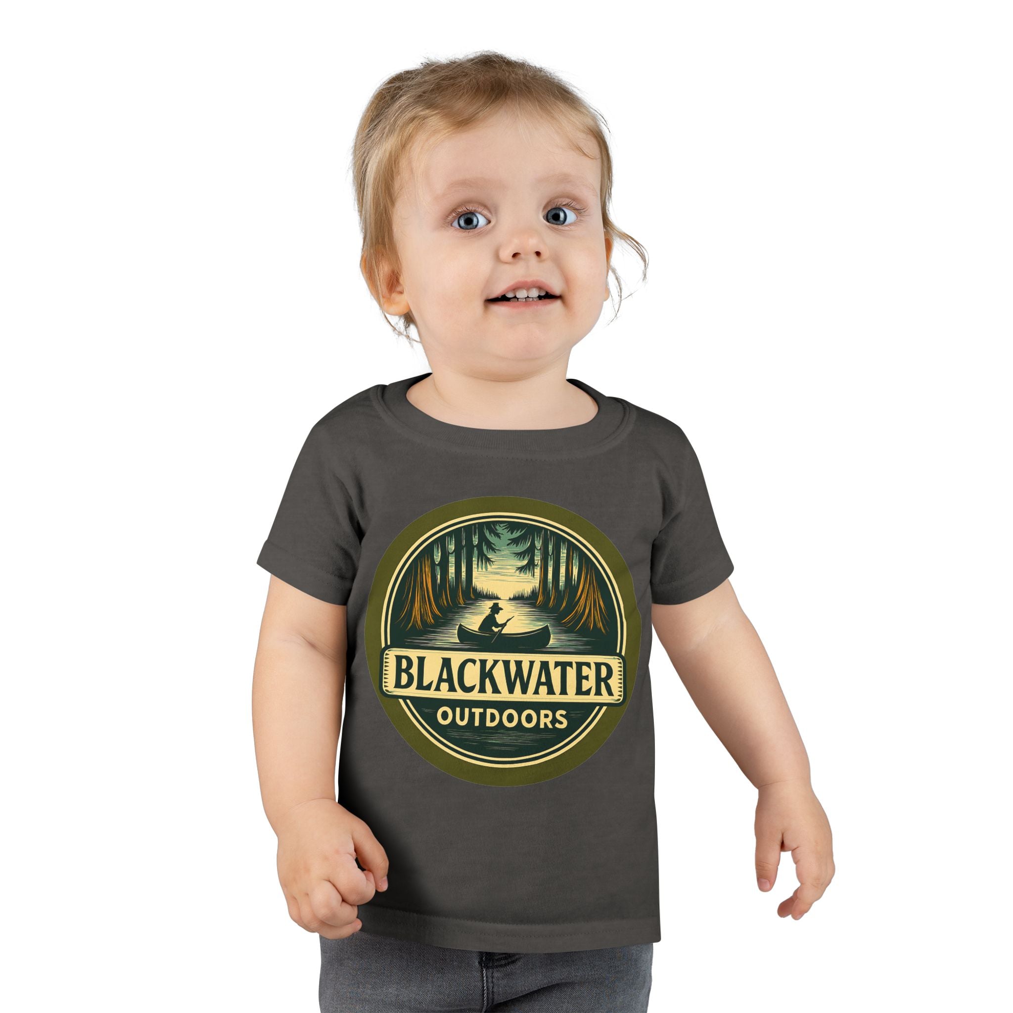 Rustic Outdoor Adventure Toddler T-Shirt, Wilderness Shirt, Camping Tee, Nature Lover Gift, Kids Outdoor Apparel